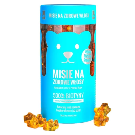 Noble Health Teddybären für gesundes Haar, Geleebonbons, 300 g