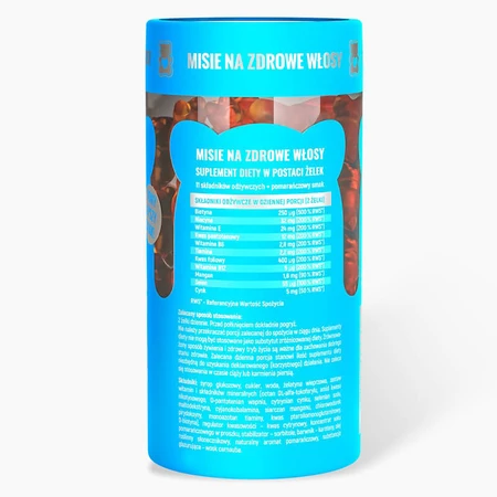Noble Health Teddybären für gesundes Haar, Geleebonbons, 300 g
