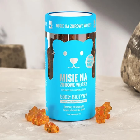 Noble Health Teddybären für gesundes Haar, Geleebonbons, 300 g