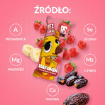 ¡Juego BeRAW! Kids, barrita, fresa, plátano, sin azúcares añadidos, 4 x 25 g