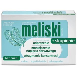 Meliks + Focus, 20 pastilles