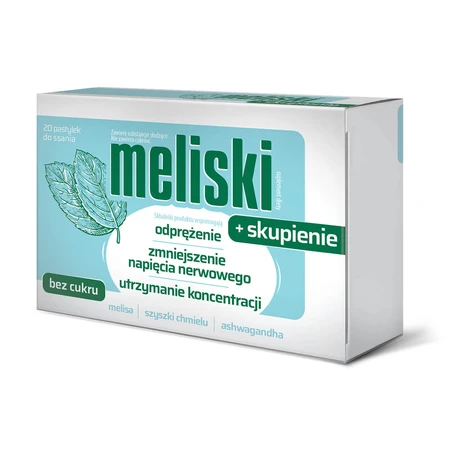 Meliks + Focus, 20 pastilles
