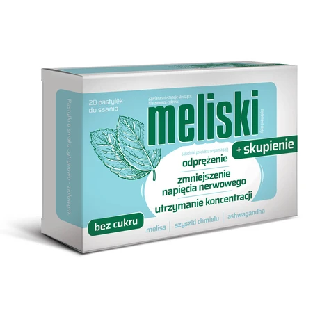 Meliks + Focus, 20 pastilles