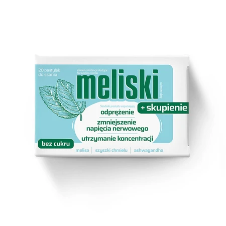 Meliks + Focus, 20 pastilles
