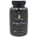 BetterMe Omega 3 Forte + vitamina E, 120 capsule moi