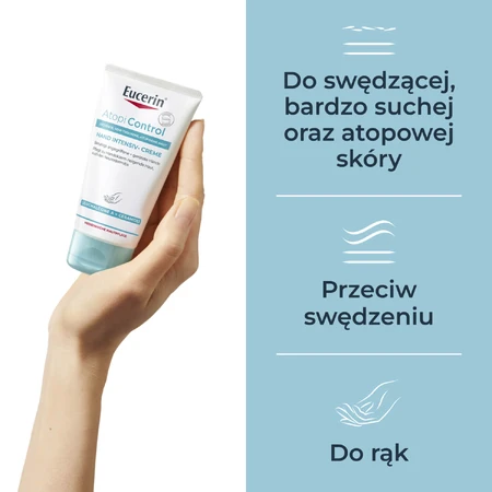 Eucerin AtopiControl, crème apaisante pour les mains, 75 ml