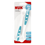 NUK Easy, voedingslepel, blauw, vanaf 6 maanden, 2 stuks NUK Easy, voedingslepel, blauw, vanaf 6 maanden, 2 stuks