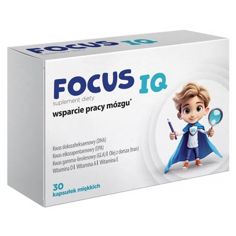 Focus IQ, à partir de 6 ans, 30 capsules molles