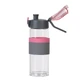 Casno, Kreuz Glasflasche, rosa, 500 ml