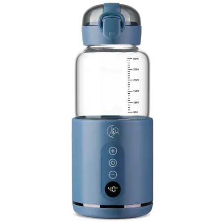 MyBabyBottle, draagbare fles-, water- en melkwarmer voor baby's, blauw