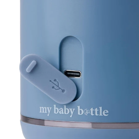 MyBabyBottle, draagbare fles-, water- en melkwarmer voor baby's, blauw