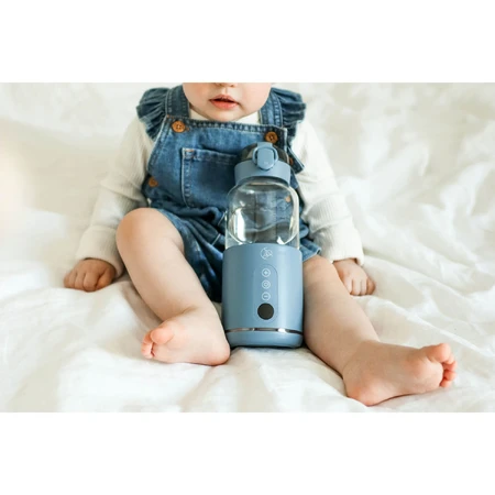 MyBabyBottle, draagbare fles-, water- en melkwarmer voor baby's, blauw