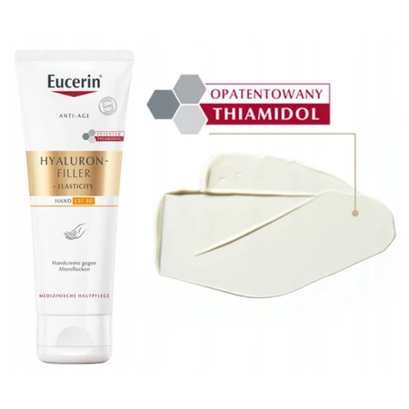 Eucerin Hyaluron-Filler+Elasticidad crema de manos, 75 ml