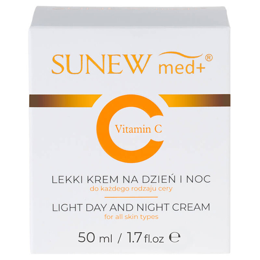 SunewMed+ Vitamin C, light day and night cream, all skin types, 50 ml