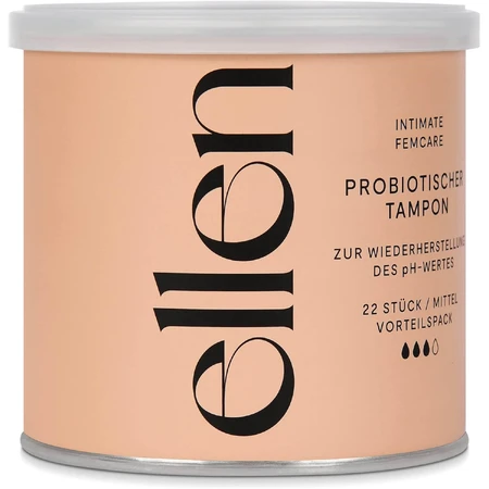 Ellen, tampons probiotiques, économie normale, 22 pièces