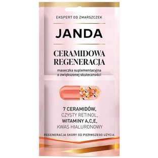 Janda Pharma Ceramide Regeneration, eine ergänzende Maske mit erhöhter Wirksamkeit, 2 x 4 ml