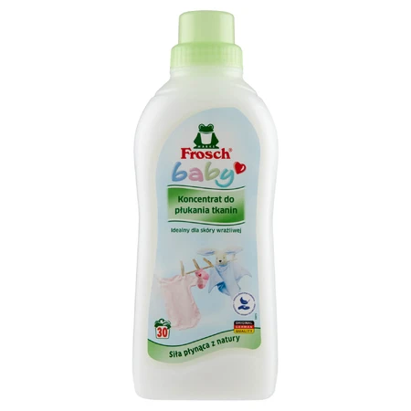 Set Frosch Baby, concentrado para lavar ropa de bebé, 1500 ml + concentrado para aclarar ropa de bebé, 750 ml