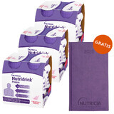 Nutridrink Protein kit, preparat nutritiv, aromă de căpșuni, 12 x 125 ml + calendar carte gratuit
