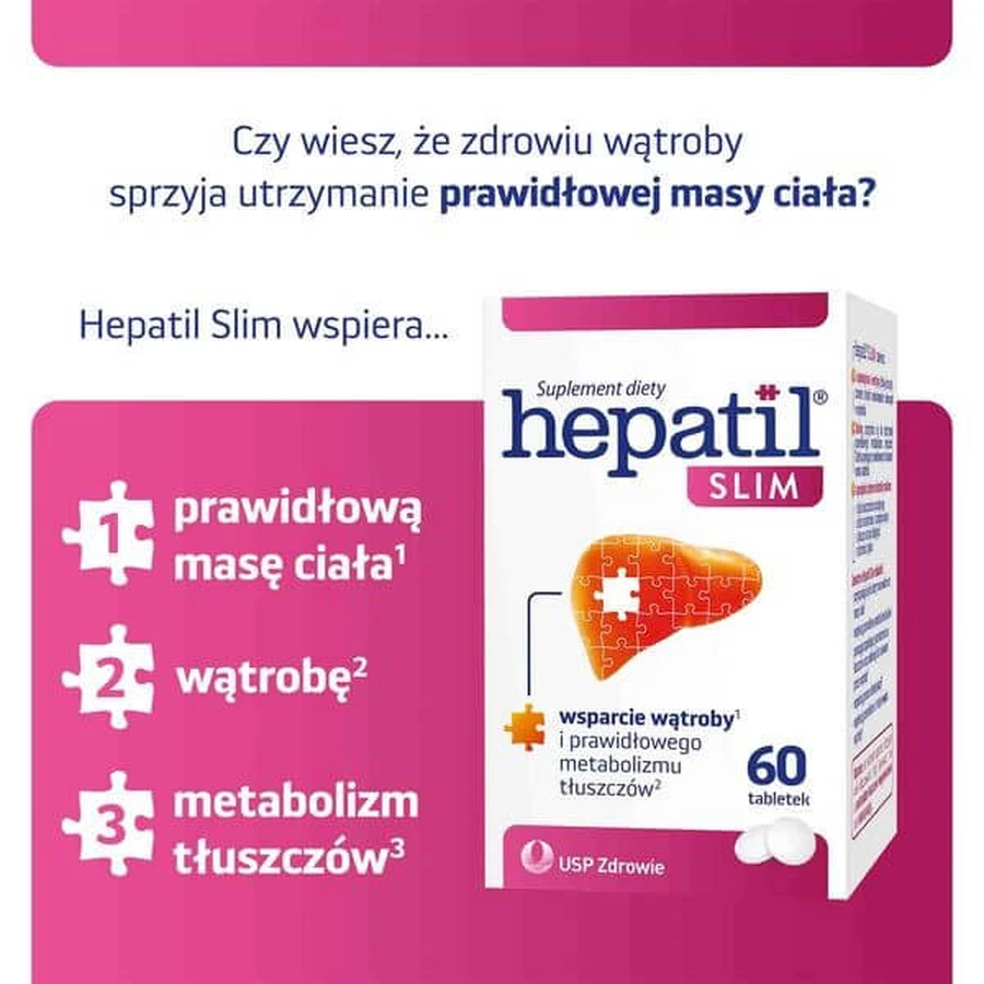 Hepatil Slim, 60 tablets