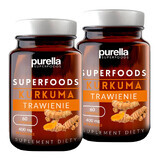 Purella Superfoods Kurkuma Spijsvertering Set, 2 x 60 capsules