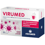 Virumed 1000 mg, poeder voor orale oplossing, zwarte reep smaak, 20 sachets Virumed 1000 mg, poeder voor orale oplossing, zwarte reep smaak, 20 sachets