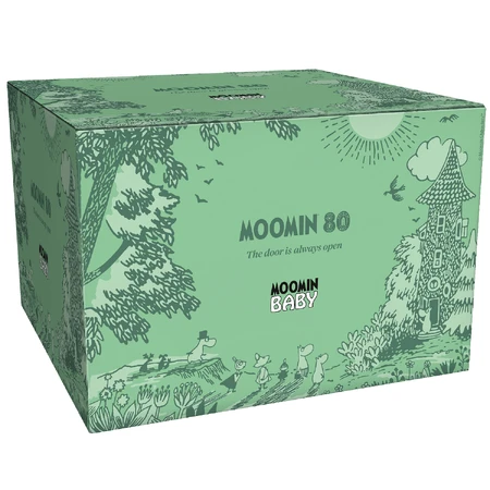 Moomin Baby, pañales, talla 5, 10-16 kg, caja de regalo, 120 unidades