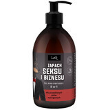 LaQ Doberman, gel douche 8en1, noir mat, 500 ml