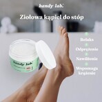 Handy Lab Patchuli Mood, kruidenvoetbad met oliën, 300 g Handy Lab Patchuli Mood, kruidenvoetbad met oliën, 300 g