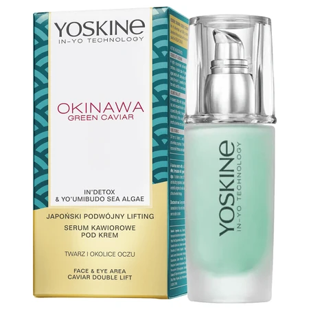 Yoskine Okinawa Green Caviar, suero facial de caviar, 30 ml