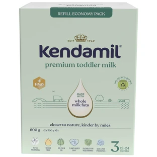 Kendamil Premium 3 HMO+, milk for junior, after 12 months, 600 g
