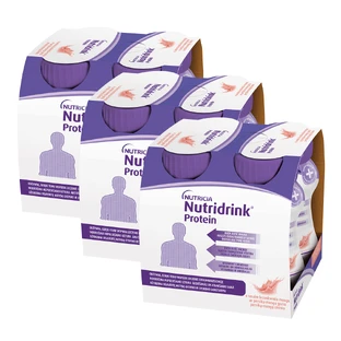Nutridrink Protein kit, preparado nutricional, sabor melocotón-mango, 12 x 125 ml