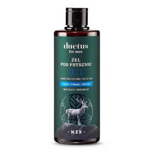 Duetus For Men, feuchtigkeitsspendendes Duschgel 3in1, 300 ml