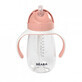 Taza con pajita, 300 ml, Rosa, B913480, Beaba