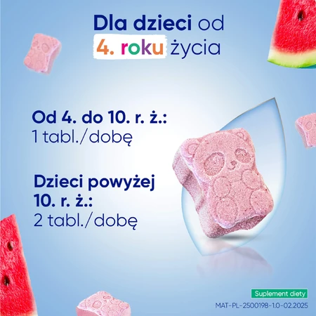 Magne-B6 Kids, a partir de 4 años, sabor sandía, 30 comprimidos masticables