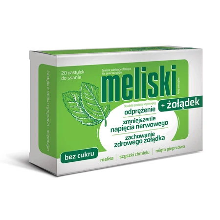 Melisps + Maag, 20 zuigtabletten