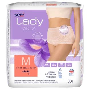 Seni Lady Pants, absorbent panties for women, Medium, 80-110 cm, 30 pieces