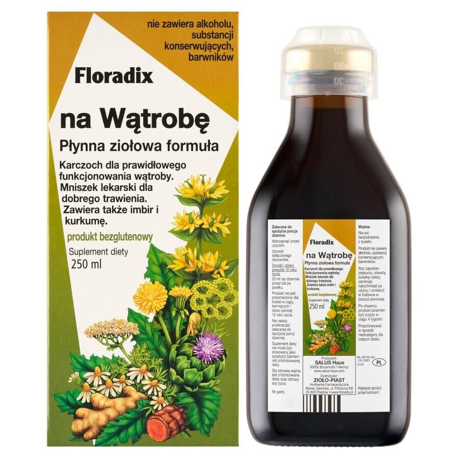 Floradix para el hígado, 250 ml