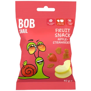 Bob Schnecke Fruchtgummi, Apfel, Erdbeere, 40 g