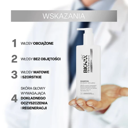 Biovax Trychologic Advanced Detox, shampoo voor haar en hoofdhuid, 200 ml