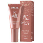 Paese Get The Glow Look, fondotinta illuminante multi-tasking, 3N beige caldo, 30 ml