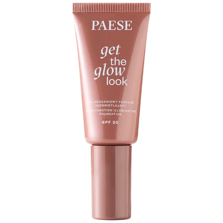 Paese Get The Glow Look, Multitasking leuchtende Grundierung, 3N warmes Beige, 30 ml
