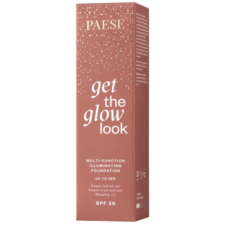 Paese Get The Glow Look, Multitasking leuchtende Grundierung, 3N warmes Beige, 30 ml