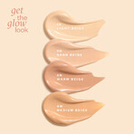 Paese Get The Glow Look, fondotinta illuminante multi-tasking, 3N beige caldo, 30 ml