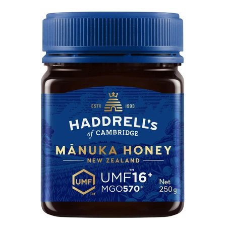 Haddrell's, Manuka UMF 16+ MGO 570+ honey, 250 g