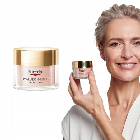 Eucerin Hyaluron-Filler+Elasticity, crème visage à la rose, SPF 30, 50 ml