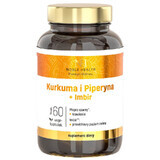 Noble Health Kurkuma en Piperine + Gember, 60 plantaardige capsules