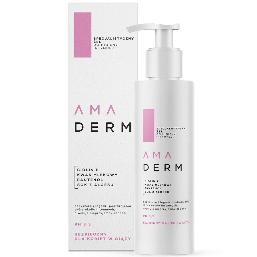Amaderm, speciale gel voor intieme hygiëne, 195 ml