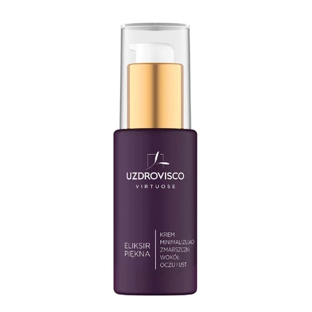 Uzdrovisco Virtuose Elixir de Belleza, crema minimizadora de arrugas de ojos y labios, 30 ml