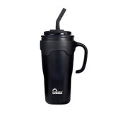 Majestic Sport, Thermobecher mit Strohhalm Jelly, schwarz, 650 ml