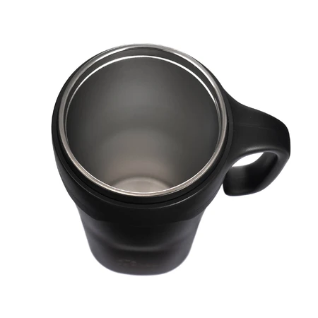 Majestic Sport, taza térmica con pajita Jelly, negra, 650 ml